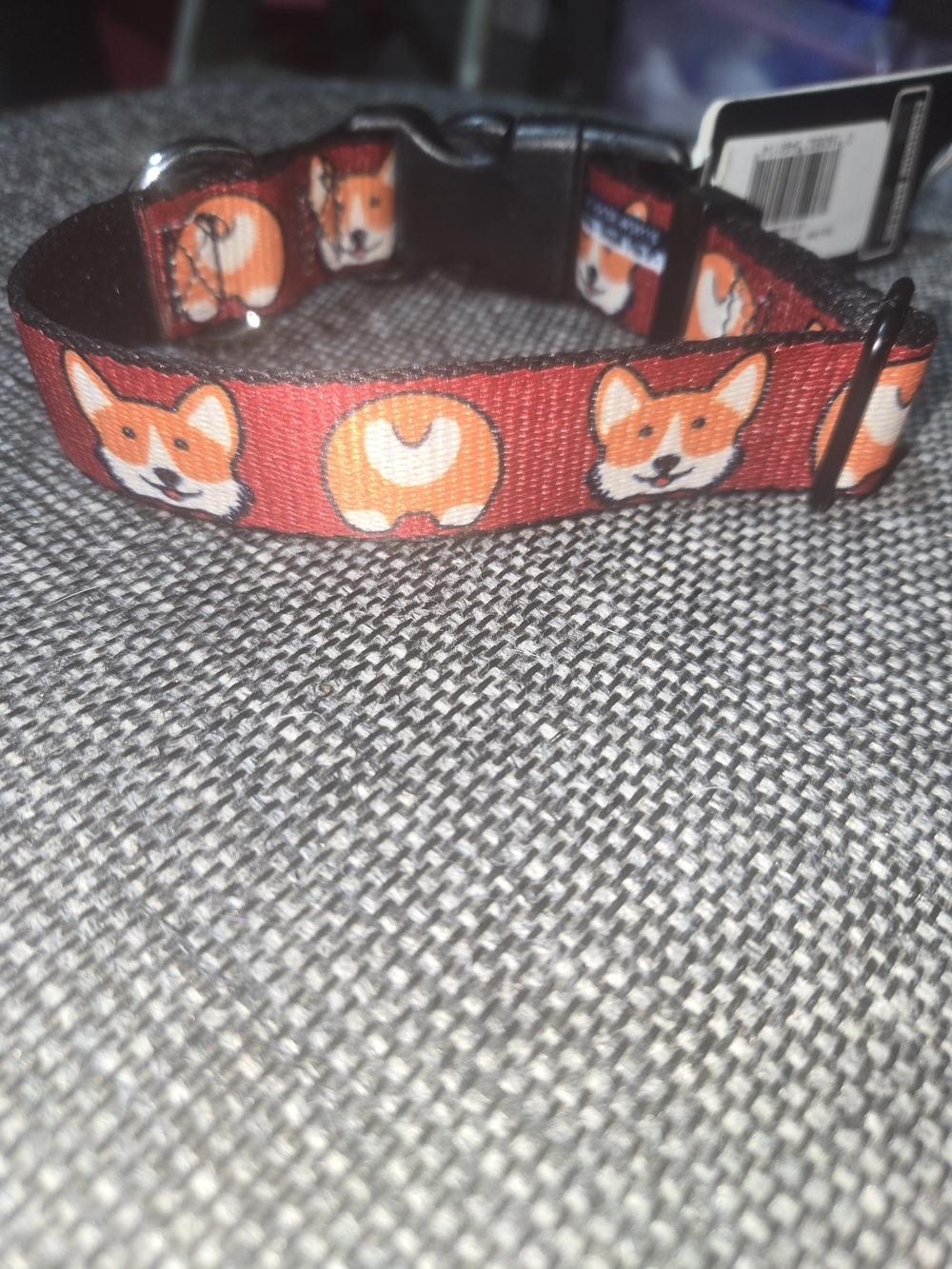 Buckle-Down Red Corgi Dog Collar